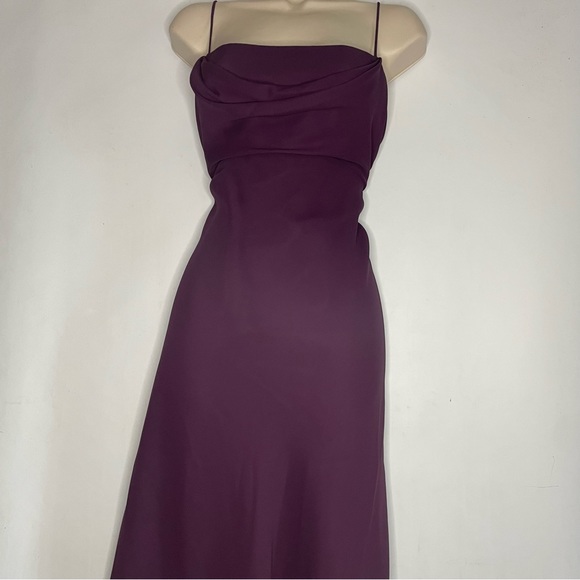 Elegant Michelangelo Purple Evening Dress - Picture 1 of 11
